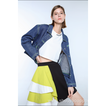 LADIES OVERSIZE DENIM JACKET